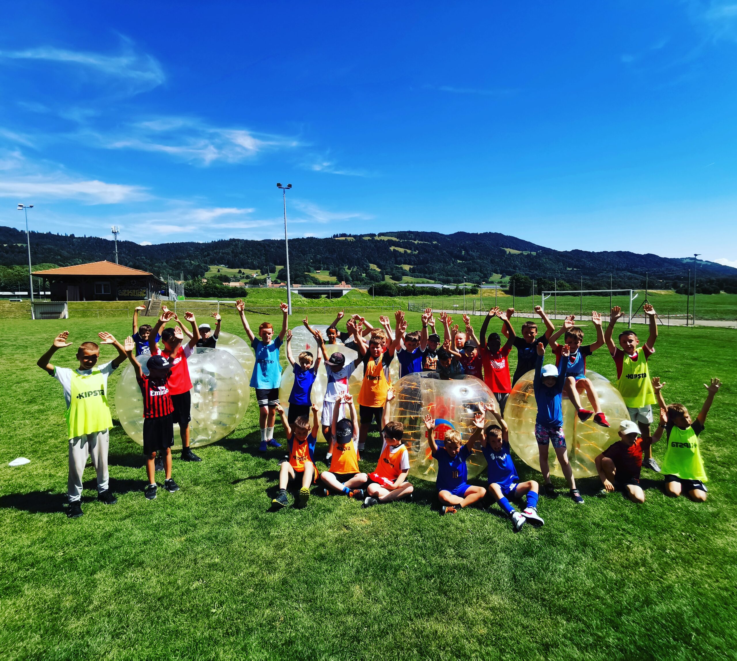 Sortie des Juniors F au Bubble Foot Lausanne